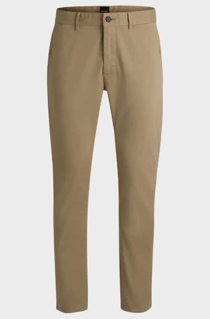 pantalone chino beige- Boss